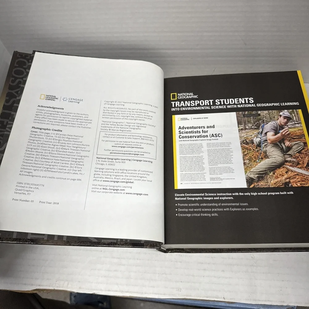 National Geographic Learning Environmental Science: Sustaining Our World TE